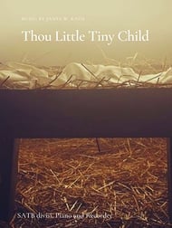 Thou Little Tiny Child SATB choral sheet music cover Thumbnail